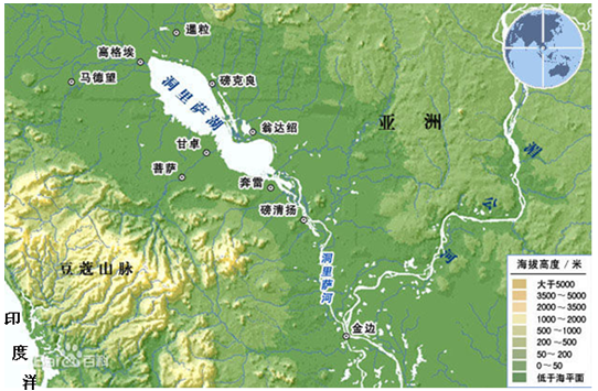 24分洞里萨湖是东南亚最大的淡水湖其通过洞里萨河与湄公河相连是湄公